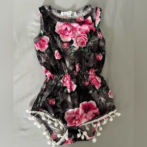 NWOT. Baileys Blossoms baby girl one piece.